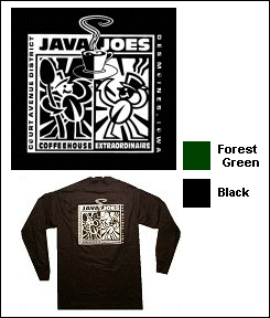 CoffeeHouse Extraordinaire T- Black - long sleeve